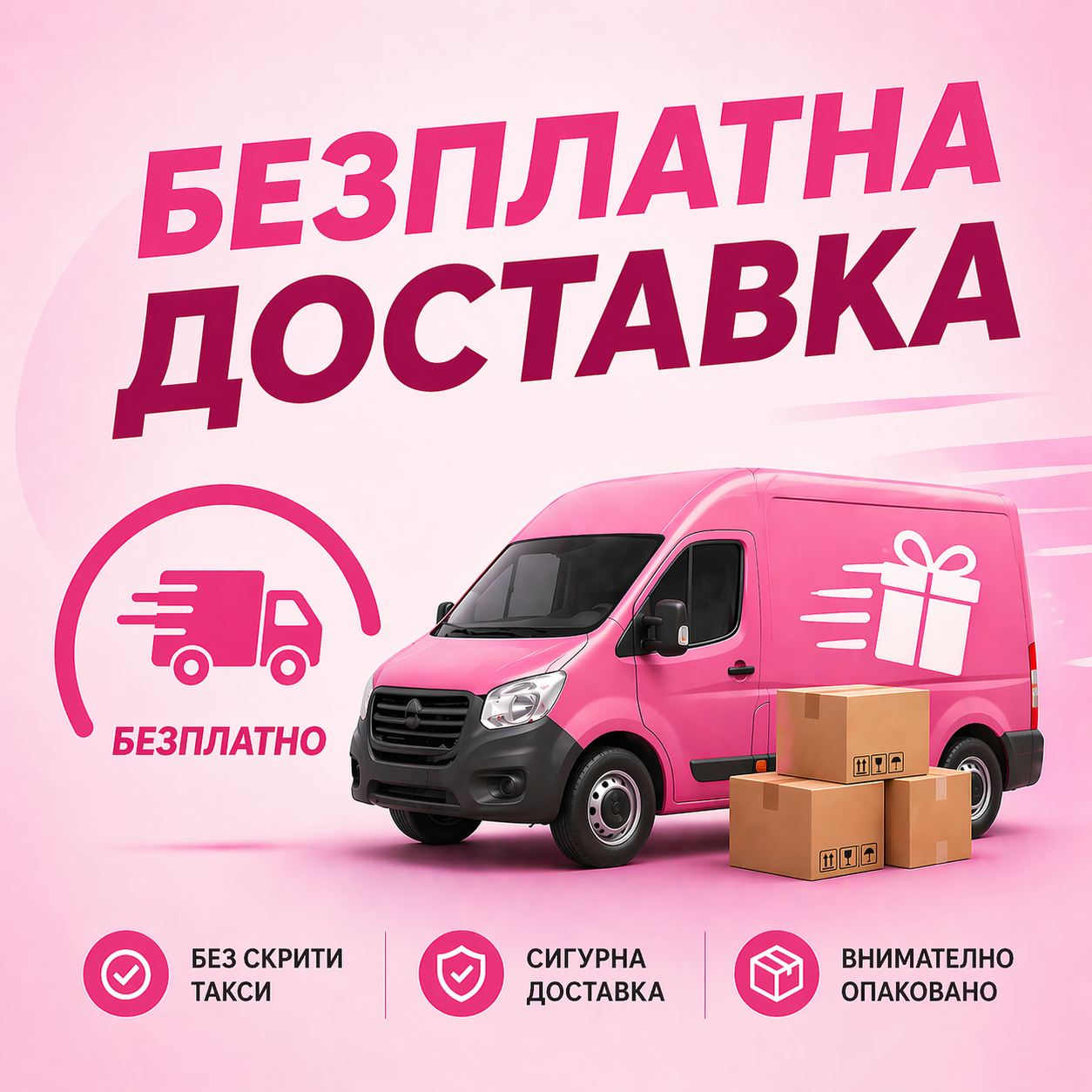 Безплатна Доставка до Еконт